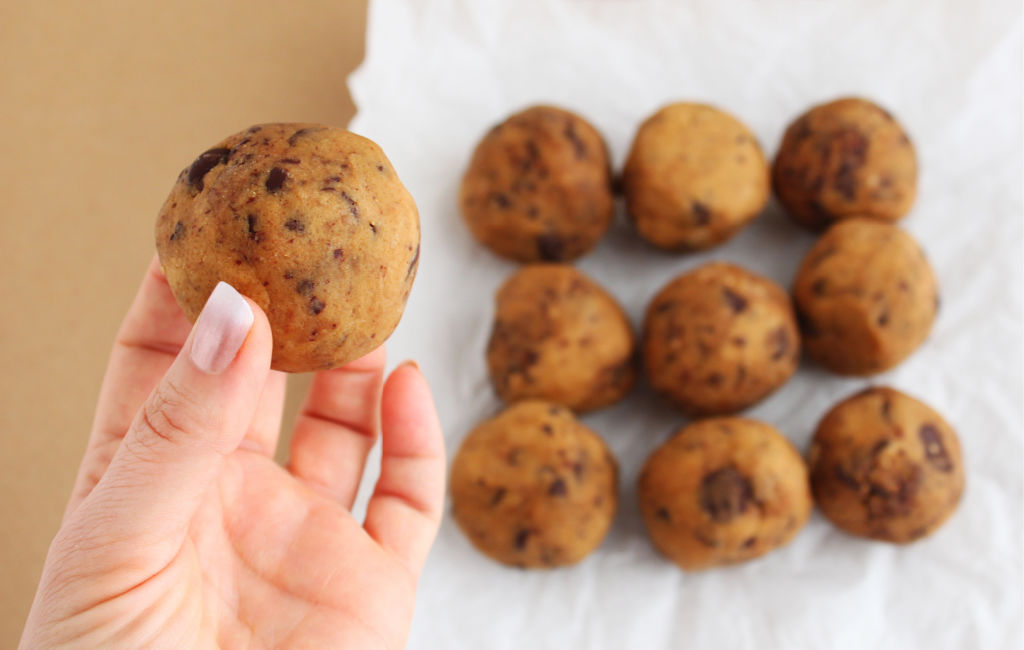 CBD cookie dough bliss balls