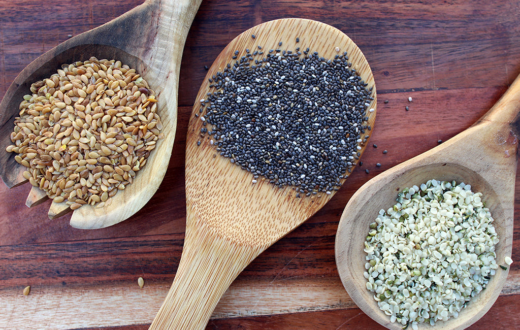 Hemp and chia seeds