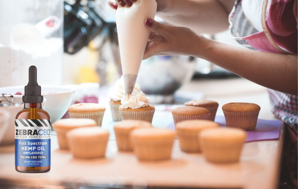frosting made with CBD oil