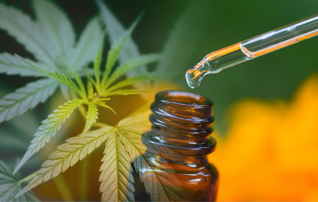 cbd oil dropper bottle