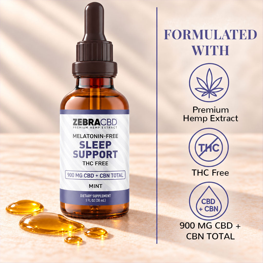 CBD Oil for Sleep (Melatonin-Free)