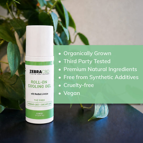 CBD Cooling Gel 3oz Roll On