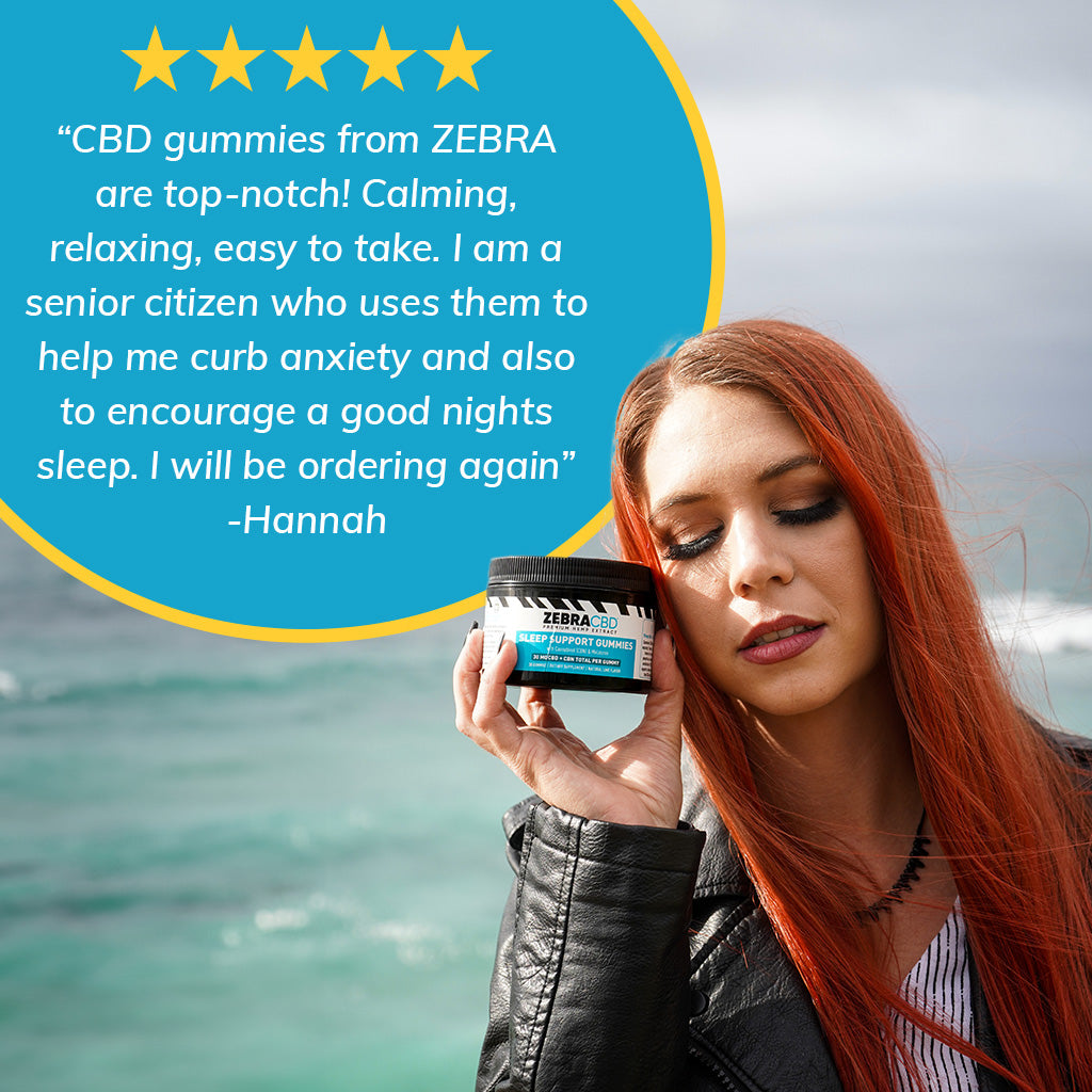 5 Star Review for CBD + CBN Sleep Gummies