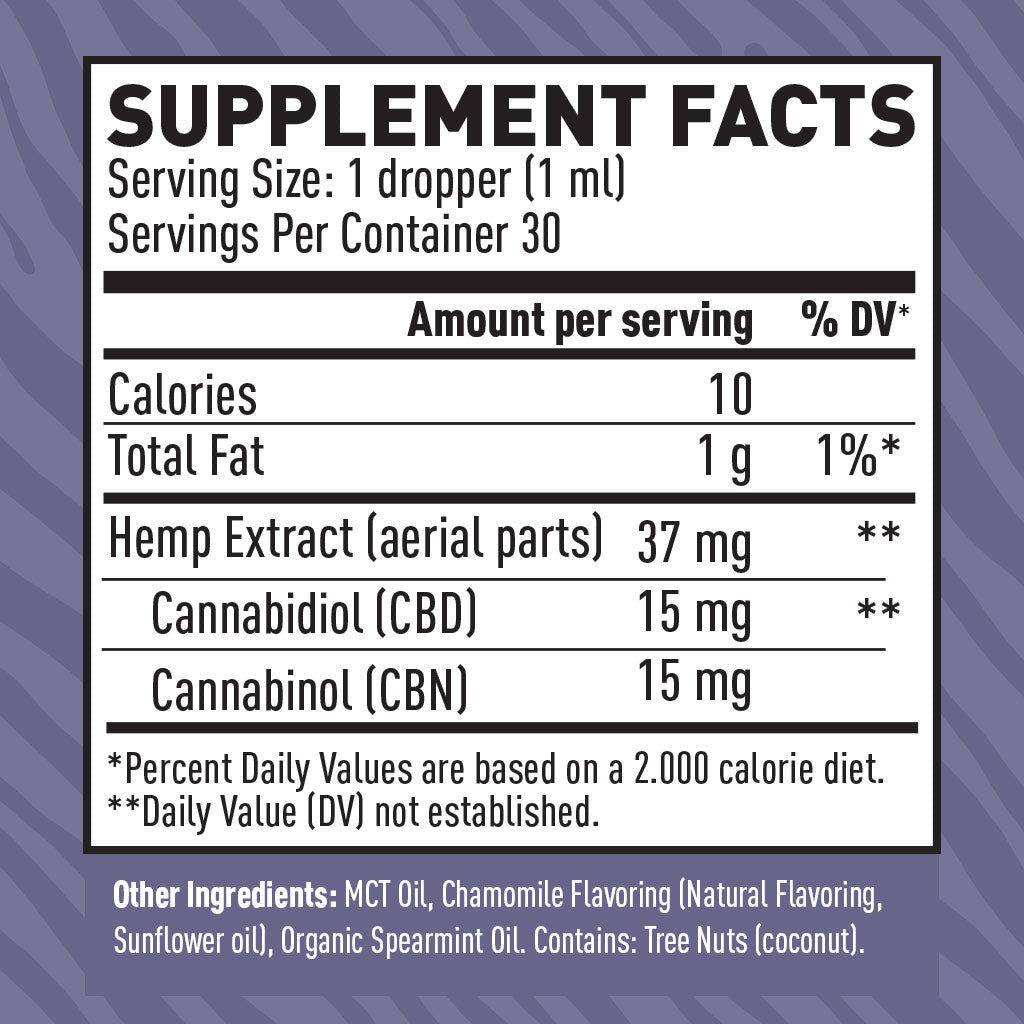 CBD Oil for Sleep (Melatonin-Free)