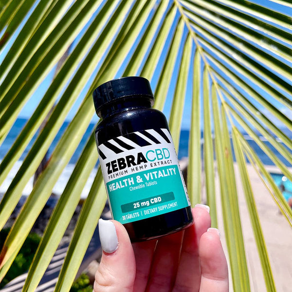 CBD Health & Vitality Tablets (4) - Zebra CBD