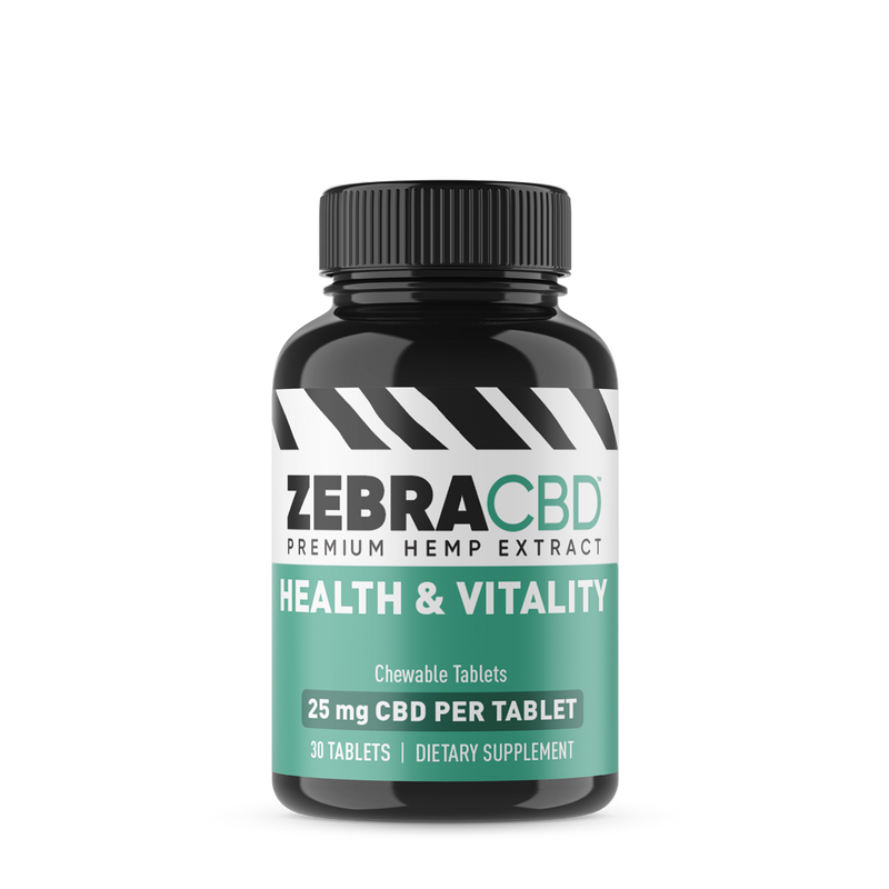  Zebra CBD Health & Vitality Tablets