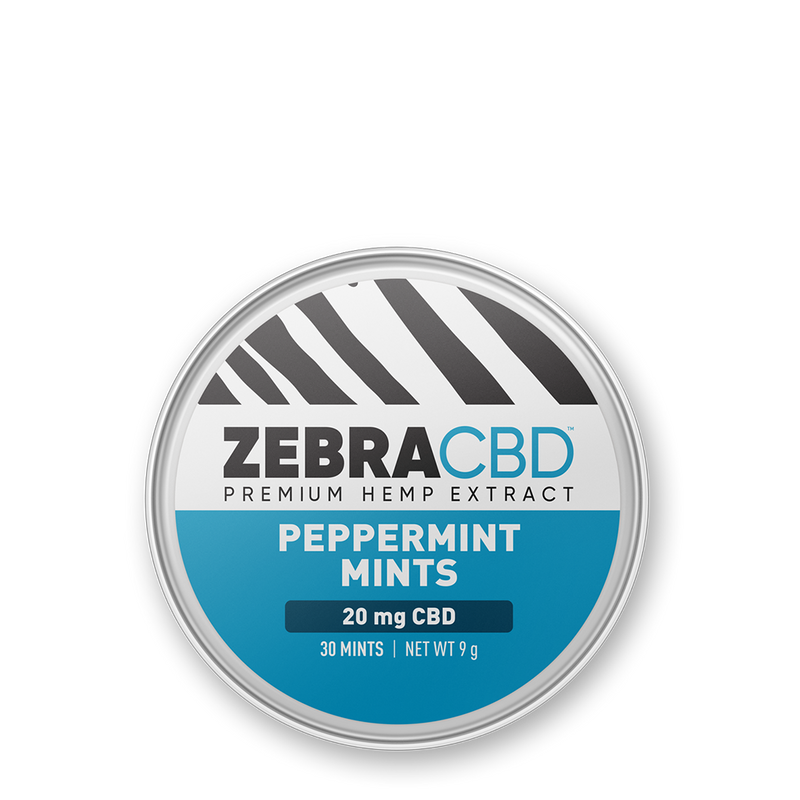  Zebra CBD Peppermint Mints