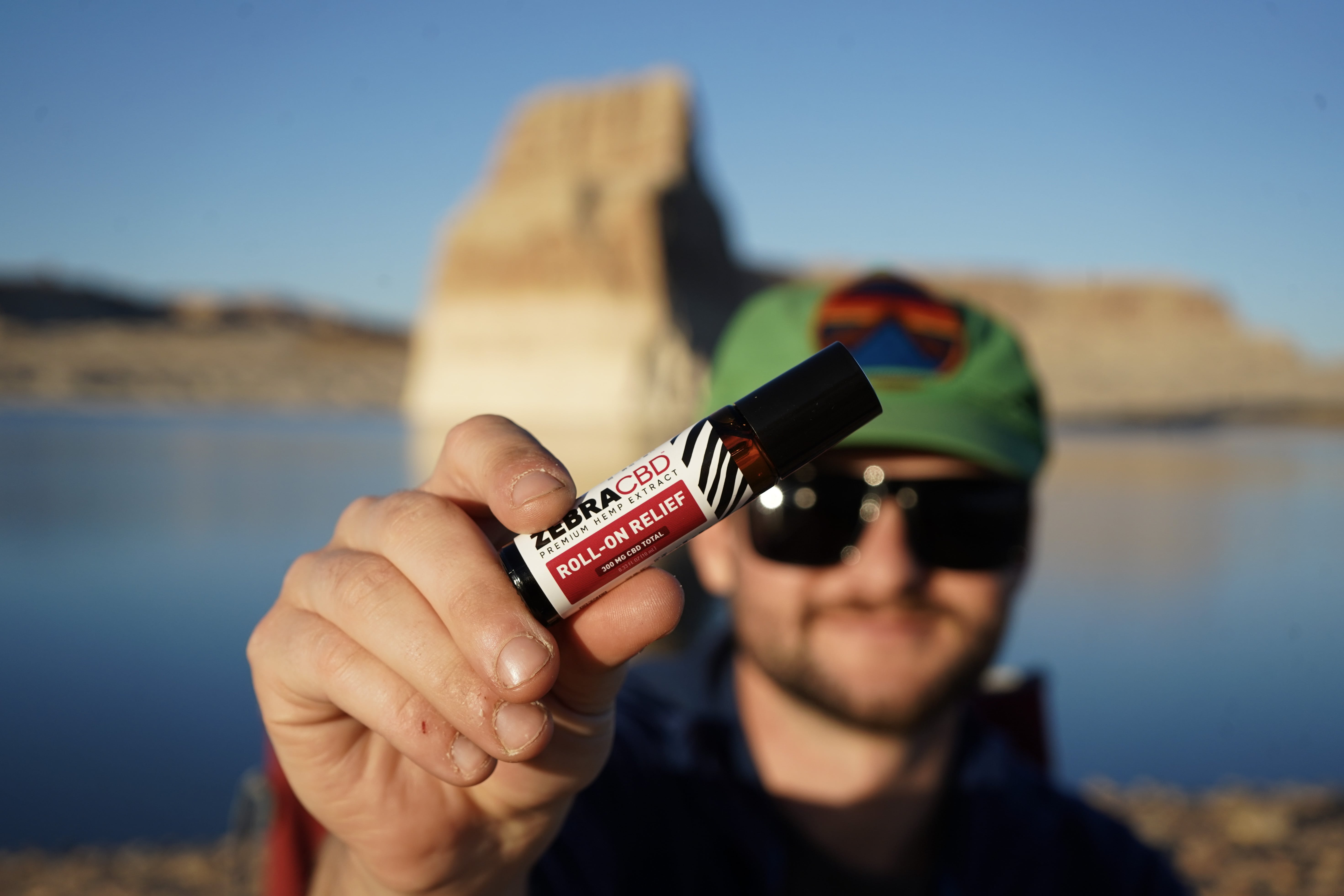CBD Roll-On for Pain Relief | Roll-On Gel with CBD | Zebra CBD