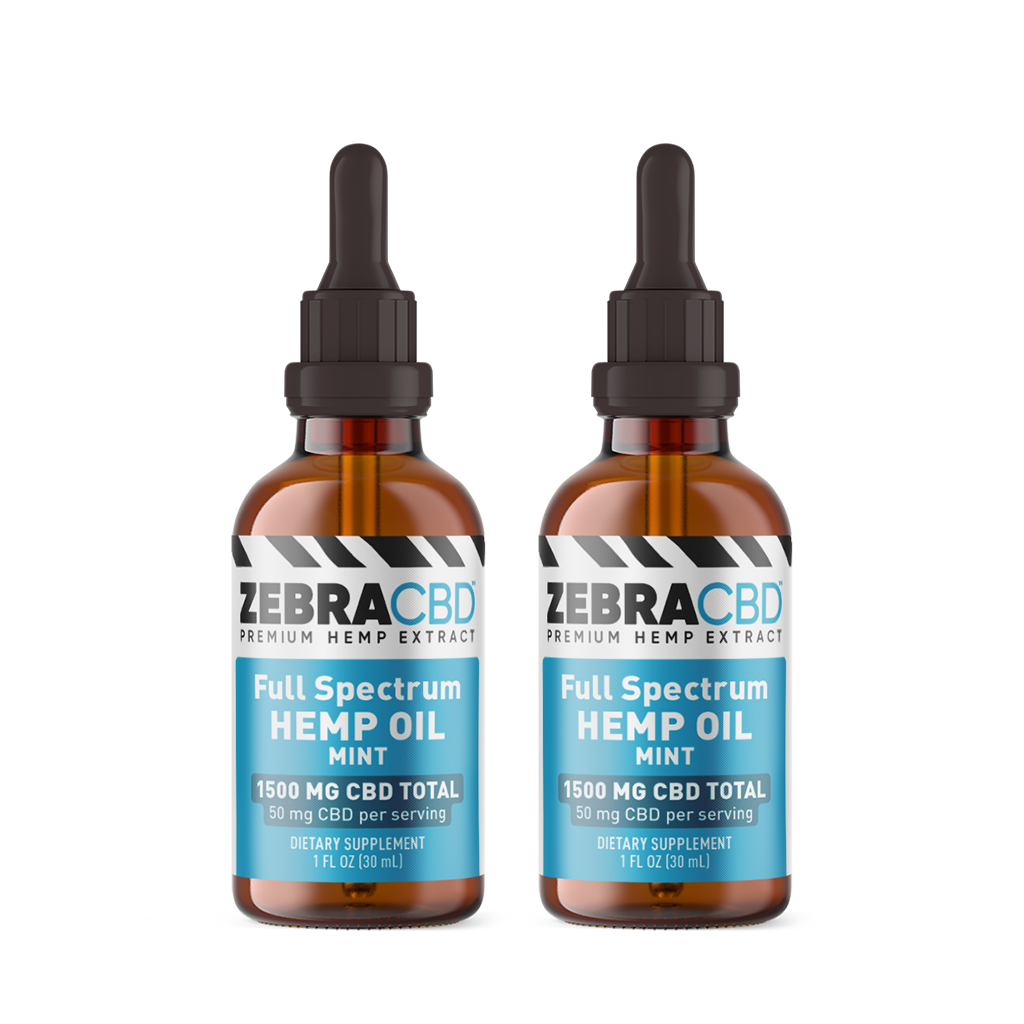 Full Spectrum CBD Oil Blend | Zebra CBD