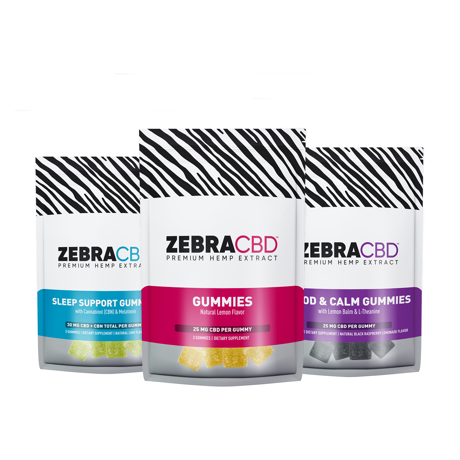 ZebraCBD Gummies Sample Pack