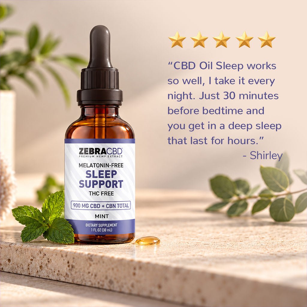 CBD Oil for Sleep (Melatonin-Free)