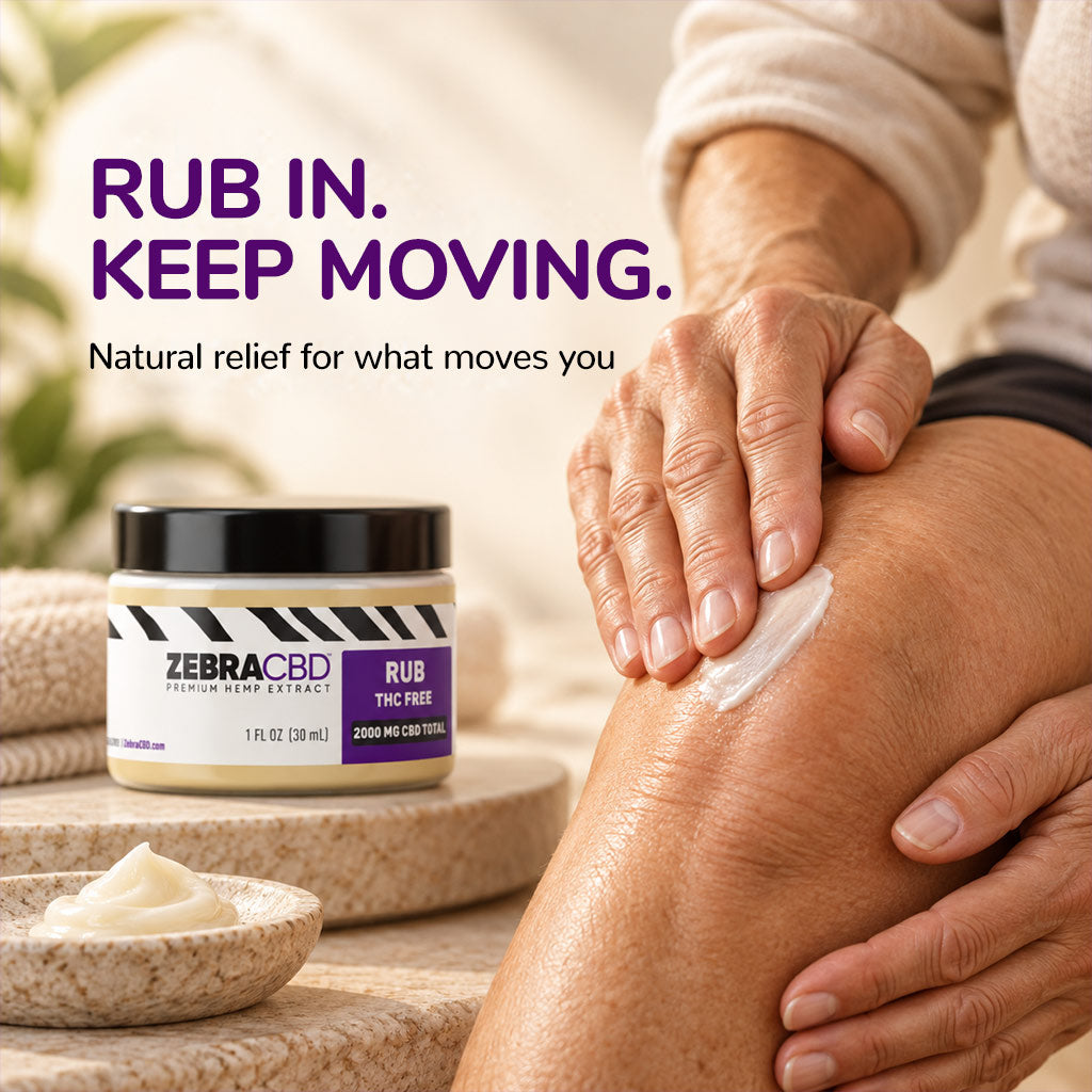 CBD Rub Muscle Rub for Pain Relief