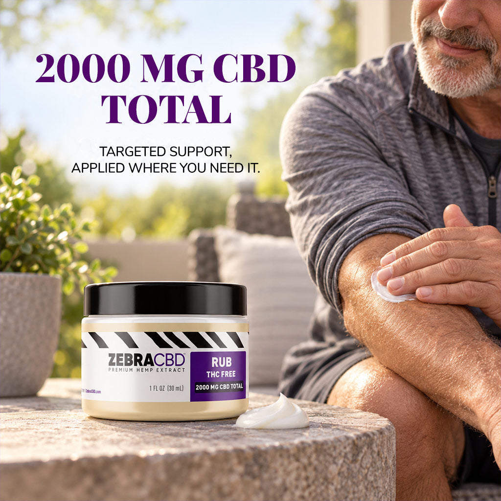 CBD Rub Muscle Rub for Pain Relief