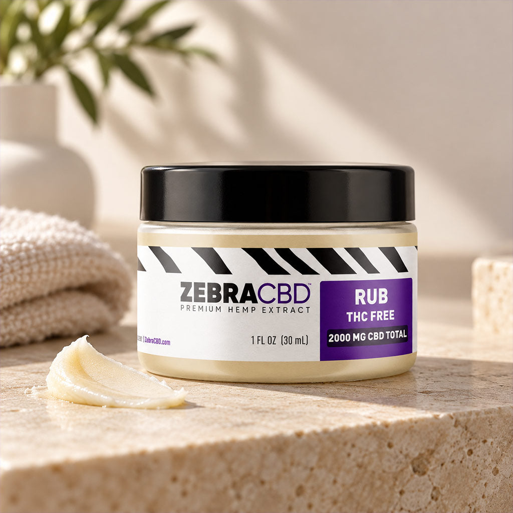 CBD Rub Muscle Rub for Pain Relief