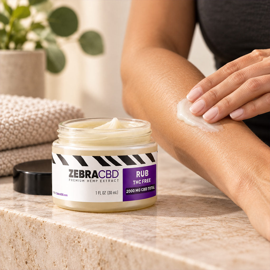 CBD Rub Muscle Rub for Pain Relief