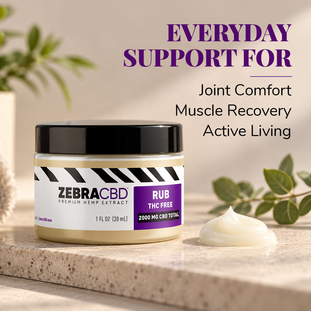 CBD Rub Muscle Rub for Pain Relief