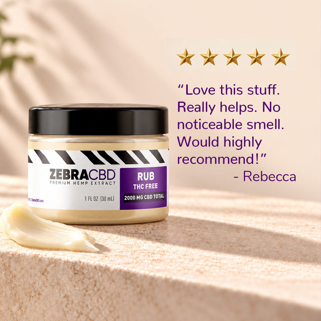 CBD Rub Muscle Rub for Pain Relief