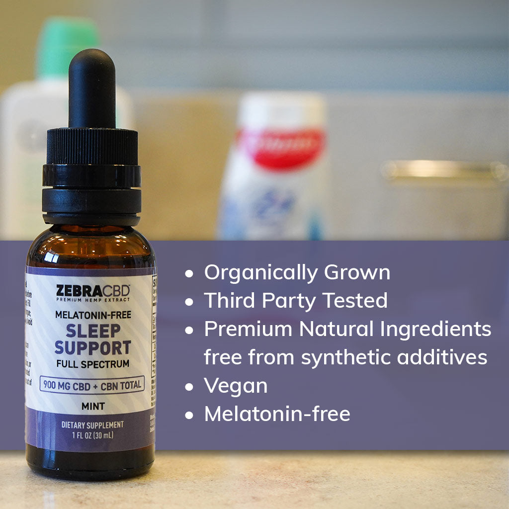 CBD Sleep Oil - Melatonin Free | Zebra CBD