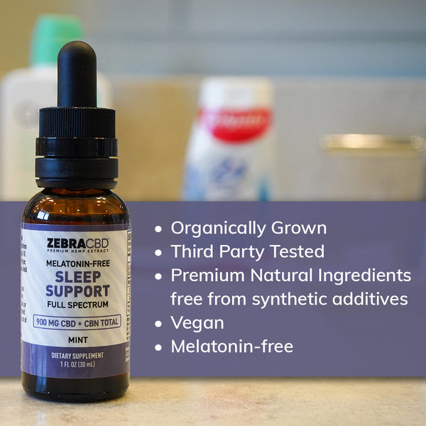 CBD Oil for Sleep (Melatonin-Free)