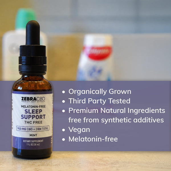CBD Oil for Sleep (Melatonin-Free)
