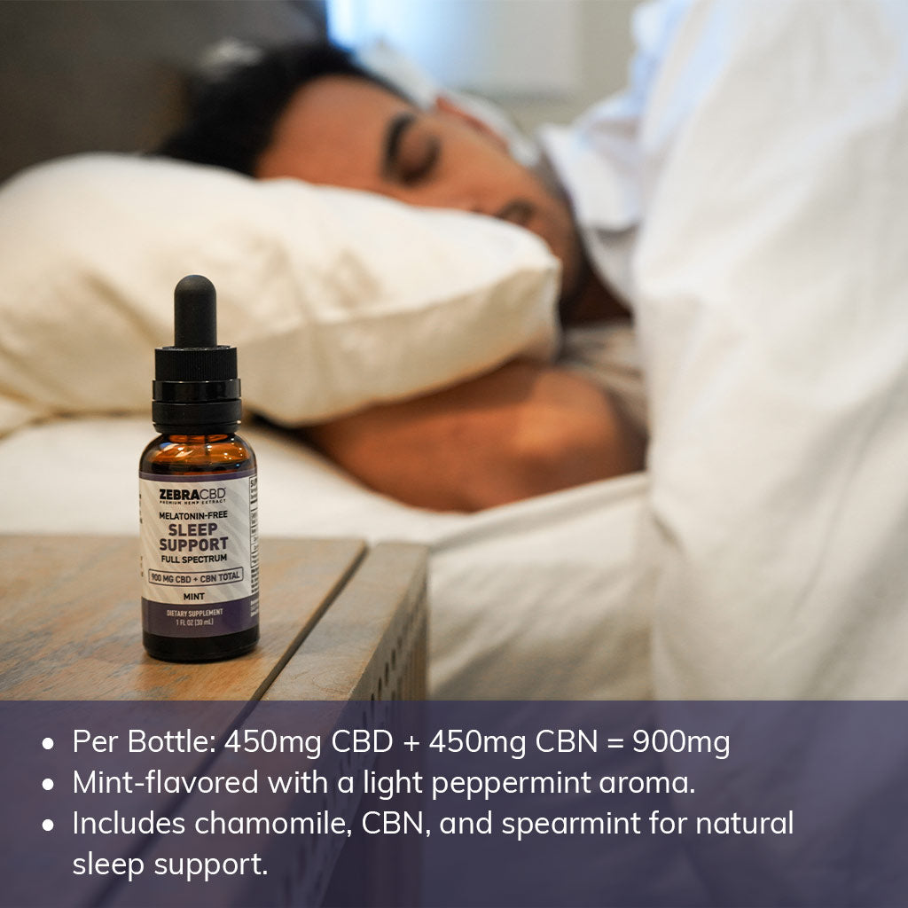 CBD Sleep Oil - CBD + CBN Oil Blend