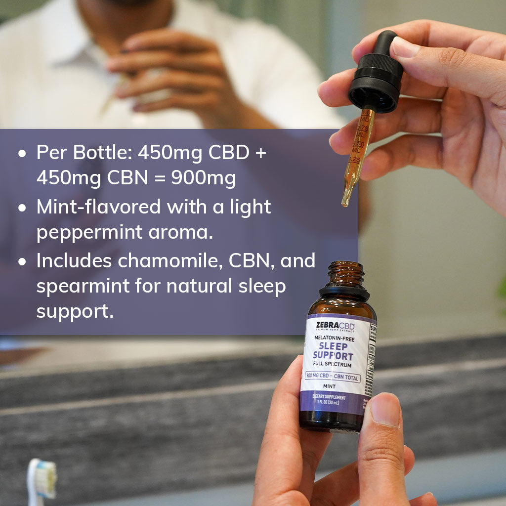 CBD Sleep Oil - Melatonin Free | Zebra CBD CBD Sleep Oil - Melatonin Free | Zebra CBD