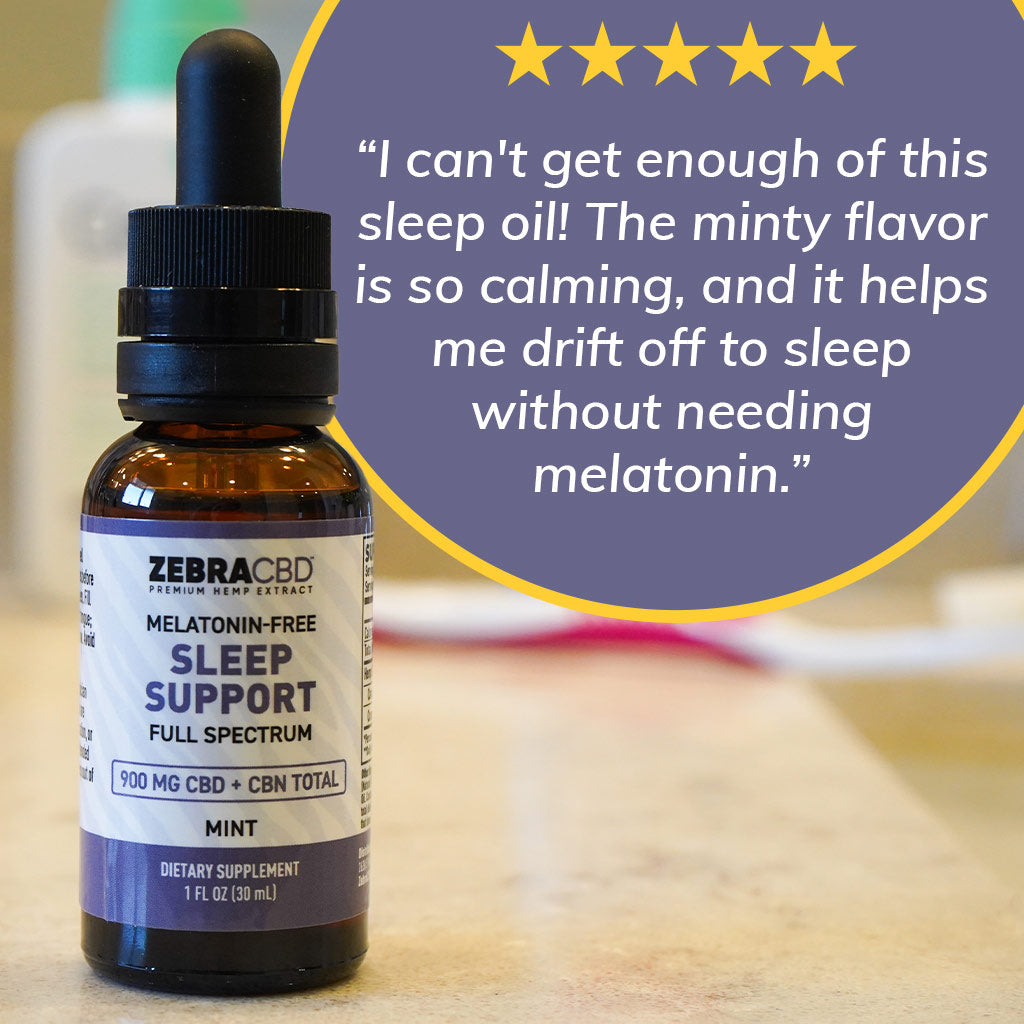 CBD Sleep Oil - CBD + CBN Oil Blend