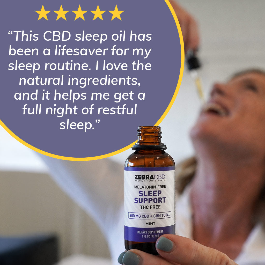 CBD Oil for Sleep (Melatonin-Free)