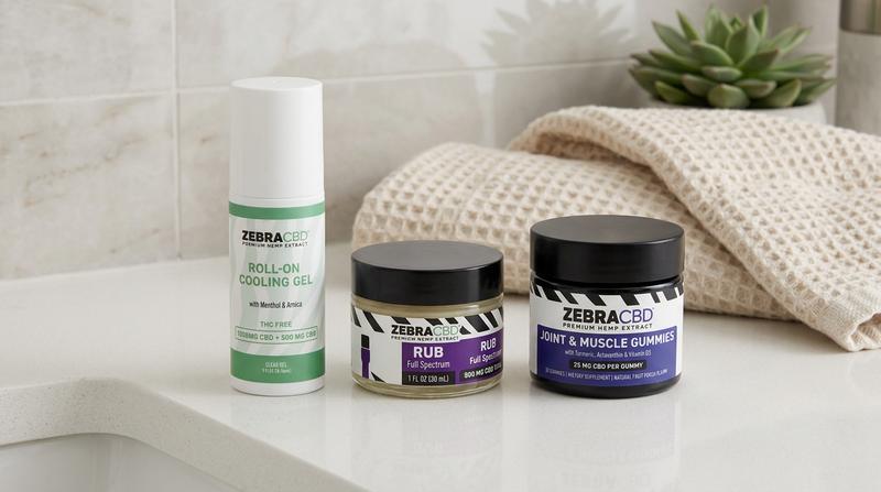 CBD pain relief routine